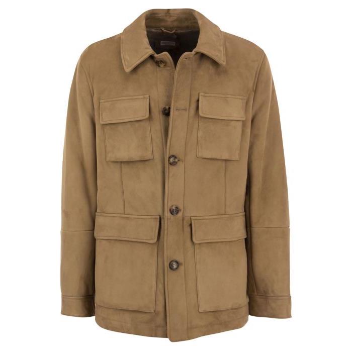 브루넬로쿠치넬리 사파리 스타일 오버셔츠 재킷 남자자켓 24SS MPMLP1954 C8822