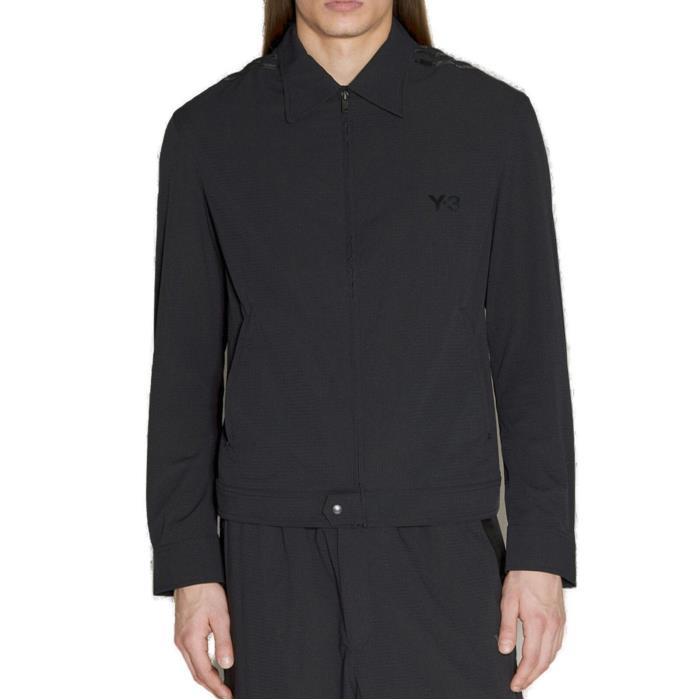 Y-3 3 로고 프린트 집업 재킷 남자자켓 24SS IN4348 BLACK