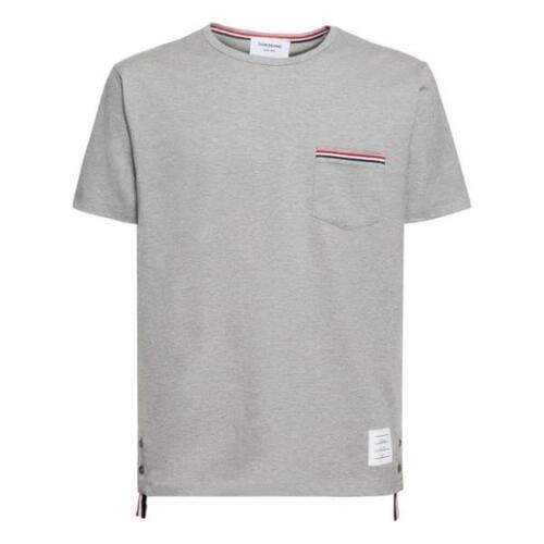 톰브라운 남자티셔츠 스트라이프 포켓 코튼 셔츠 24SS 77I-YDG022_055