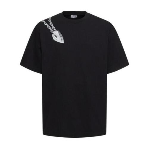 버버리 남자티셔츠 프린트 코튼 셔츠 24SS 79I-LFC024_A1931