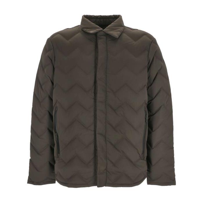 엠포리오 아르마니 쉐브론 퀼팅 다운 재킷