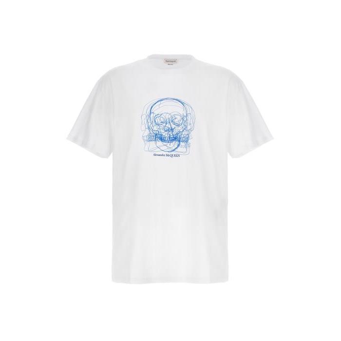 알렉산더맥퀸 남자티셔츠 프린트 셔츠 [FW23 24] WHITE 750672QVZ180900
