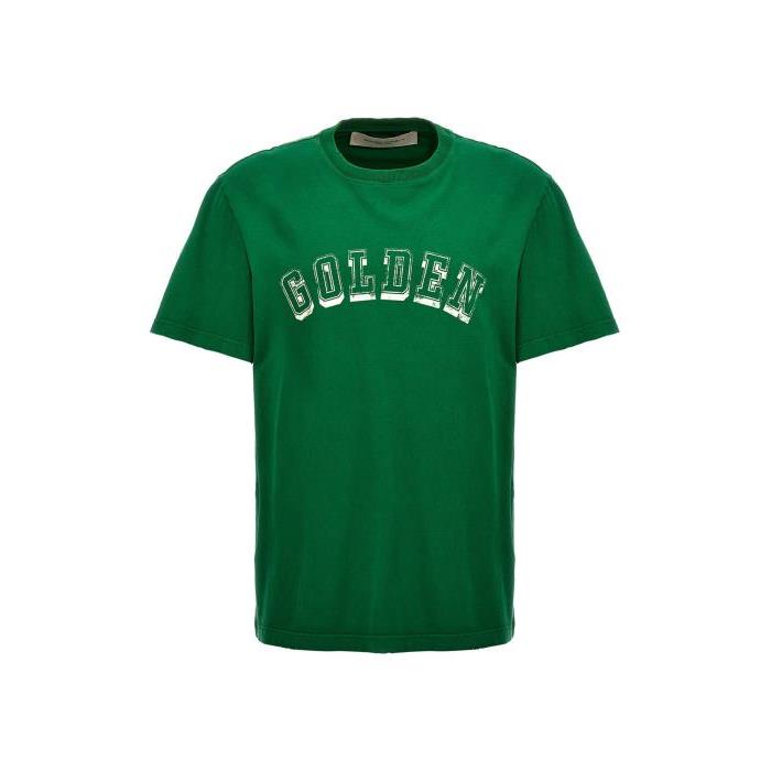 골든구스 남자티셔츠 로고 프린트 셔츠 [SS2024] GREEN GMP01220P0013513588235882