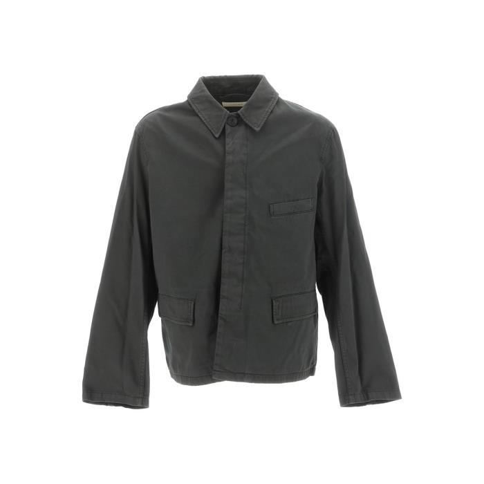 르메르 스트레이트 헴 셔츠 재킷 남자자켓 24SS OW1023LF1139 GR695