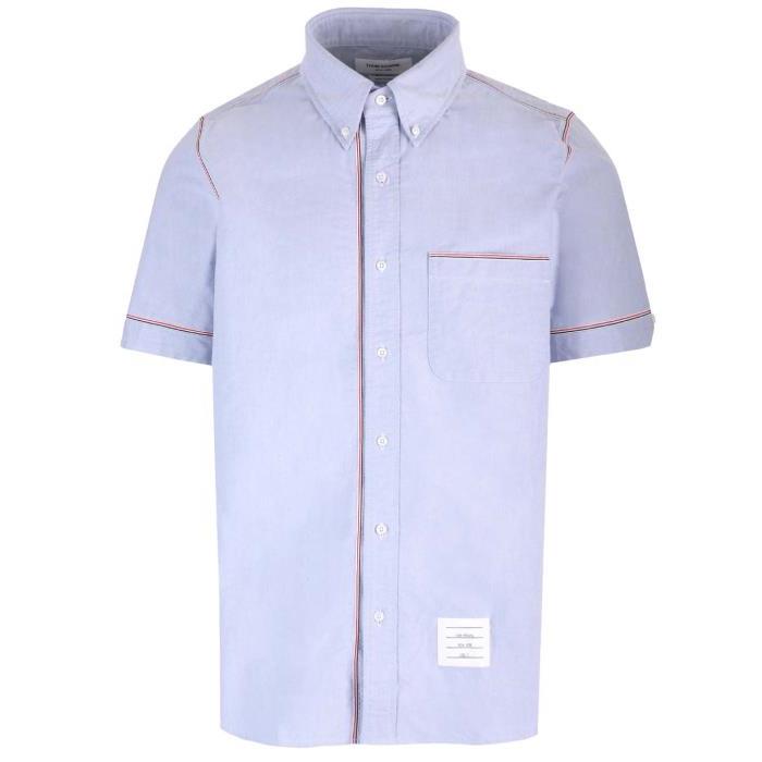 톰브라운 남자셔츠 숏 슬리브 옥스포드 셔츠 24SS MWS316A-F0313480
