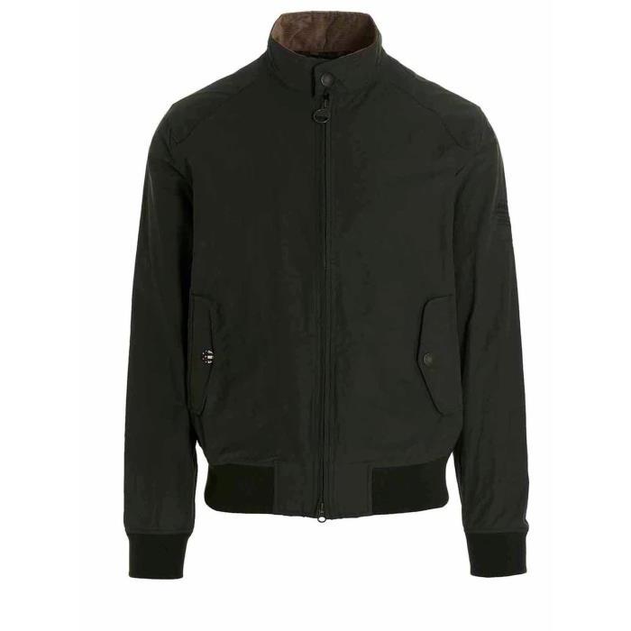 바버 인터내셔널 모크넥 보머 재킷 남자자켓 24SS MCA0427 SG71