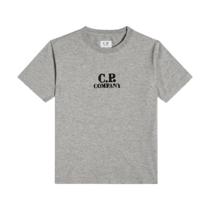 CP 컴퍼니 키즈 티셔츠 로고 코튼 져지 셔츠 24SS P00853790