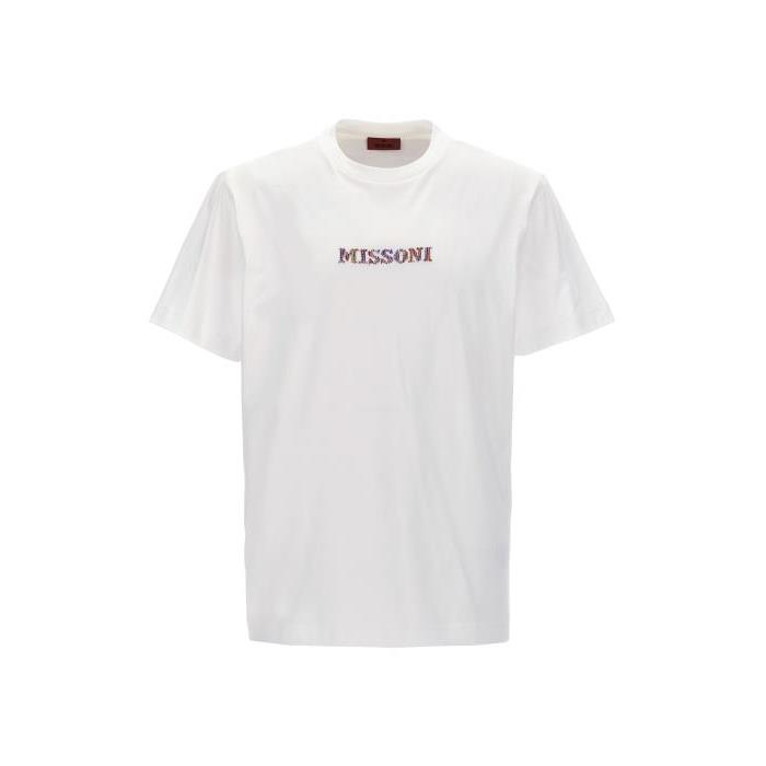 미쏘니 남자티셔츠 로고 자수 셔츠 [SS2024] WHITE UC24SL01BJ00C7S013U