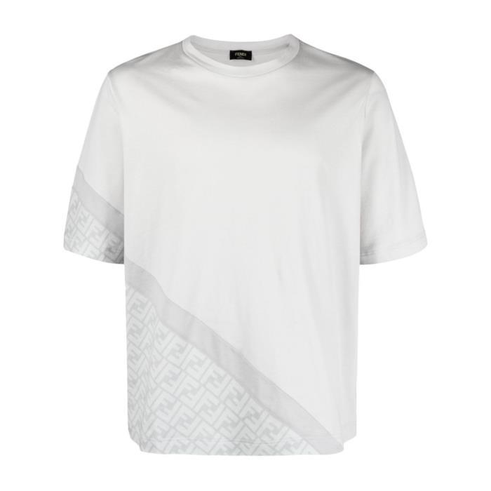 펜디 남자티셔츠 `Diagonal FF` 셔츠 24SS FAF682AN68 F1N6G GREY ICE