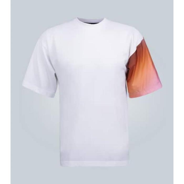 프라다 남자티셔츠 콘트라스트 슬리브 셔츠 24SS P00438859