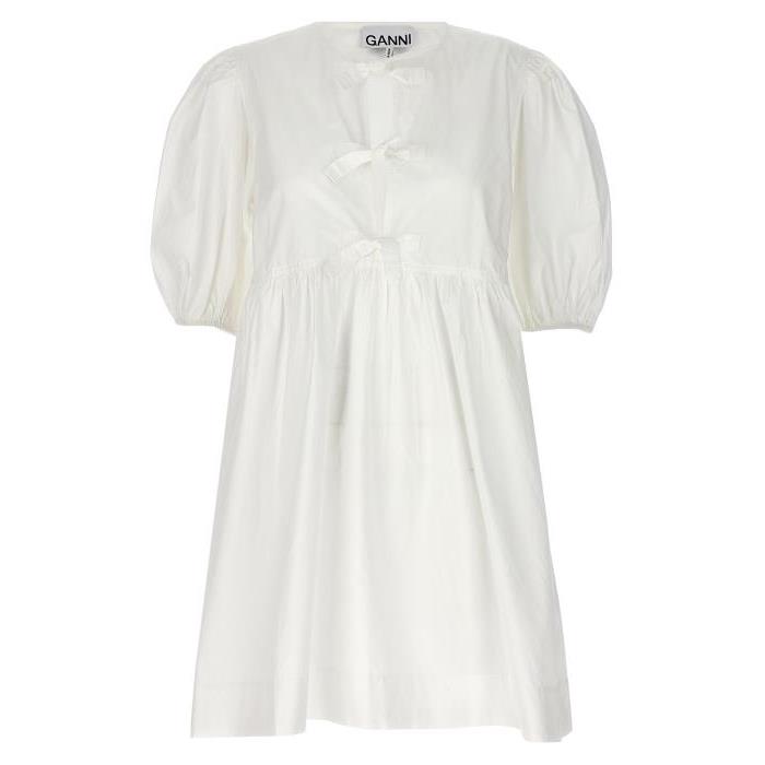 가니 원피스 노트 포플린 드레스 [NEWSEASON] WHITE F9170151