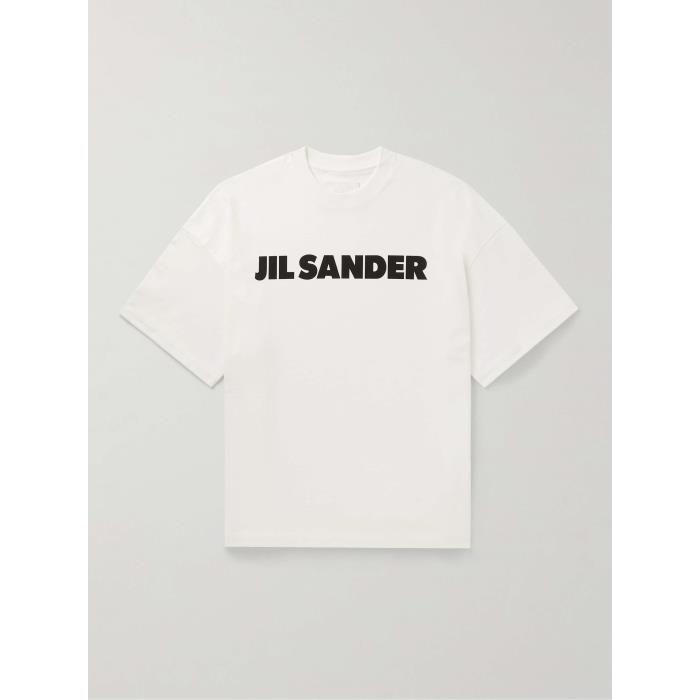 질샌더 남자티셔츠 로고 프린트 코튼 져지 셔츠 포 24SS 1647597295420270