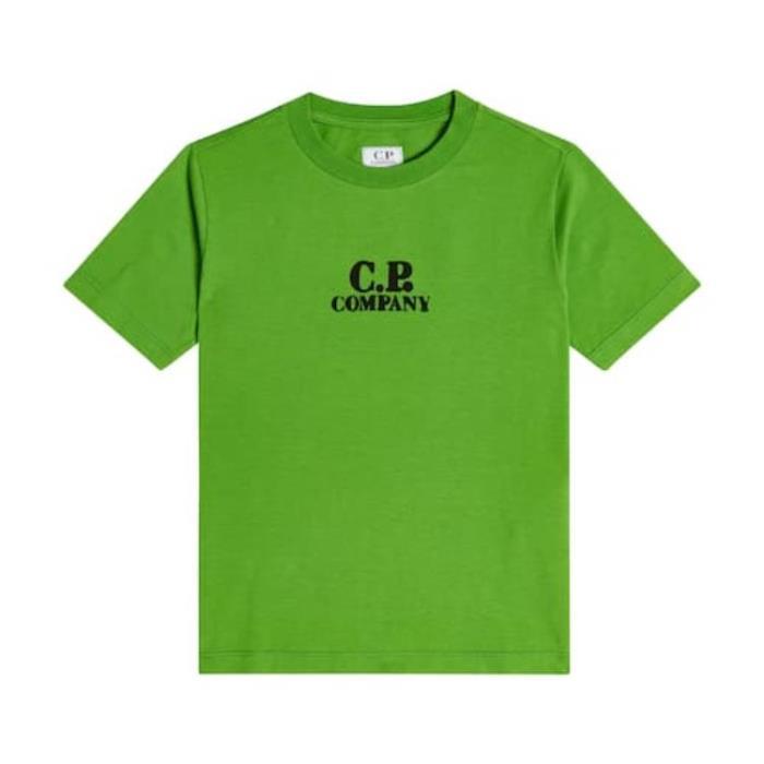 CP 컴퍼니 키즈 티셔츠 로고 코튼 져지 셔츠 24SS P00853793