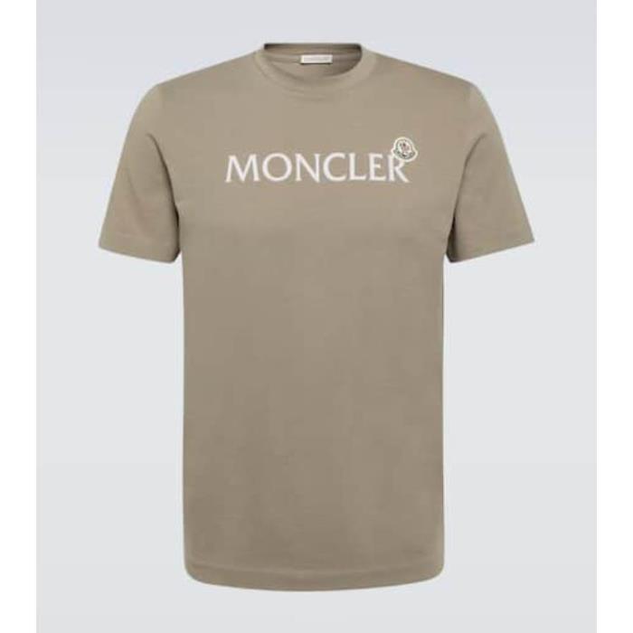 몽클레어 남자티셔츠 로고 코튼 져지 셔츠 24SS P00903876