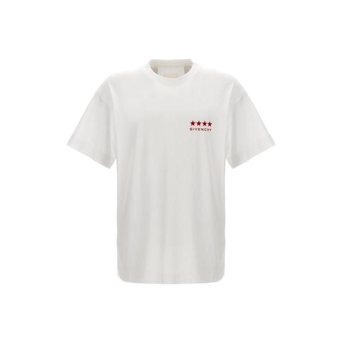 지방시 남자티셔츠 로고 프린트 셔츠 [NEWSEASON] WHITE BM71JA3YJ5100