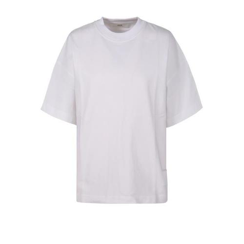아미 티셔츠 새틴 라벨 100 WHITE&amp;nbsp