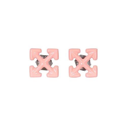 오프화이트 귀걸이 핑크 PINK