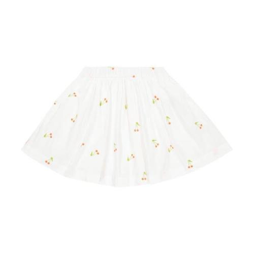 Bonpoint 키즈 바지 프린트 코튼 Suzon skirt