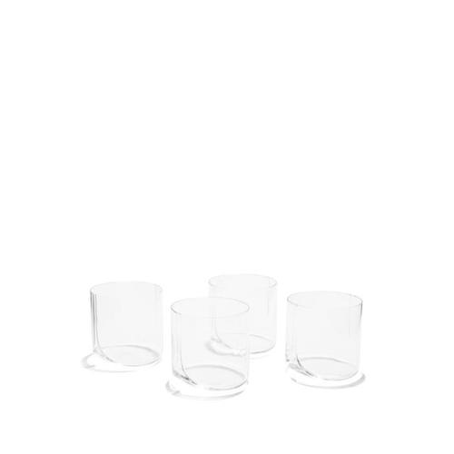 Zaha Hadid Design 세트 오브 포 Hew glass tumblers White