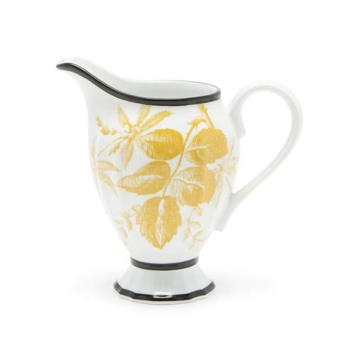 구찌 HERBARIUM` 플로랄 porcelain milk jug White
