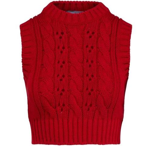 프라다 니트 스웨터 rosso