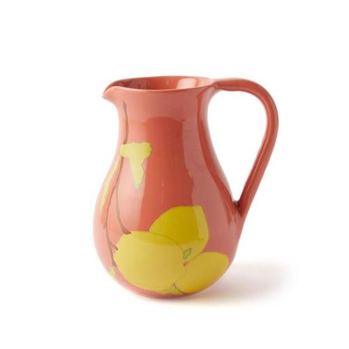 Bernadette 레몬 브랜치 stoneware jug Red