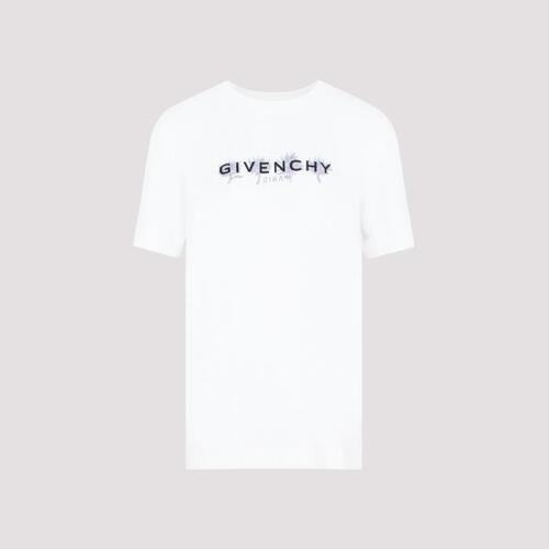 지방시 티셔츠 숏 슬리브 클래식 핏 22FW White BW707Z3ZBC-100