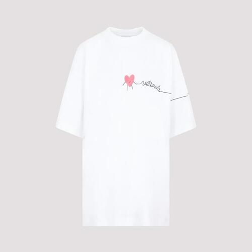 베트멍 티셔츠 SOULMA E 로고 22FW White UA53TR270W-WHITE