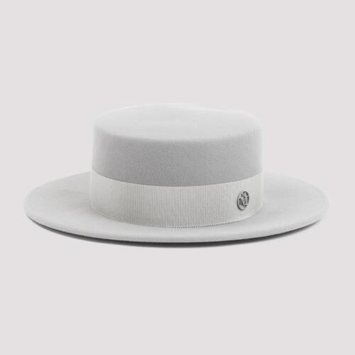 MAISON MICHEL 여성 KIKI` 모자 22FW Grey 1041059004-PEARL