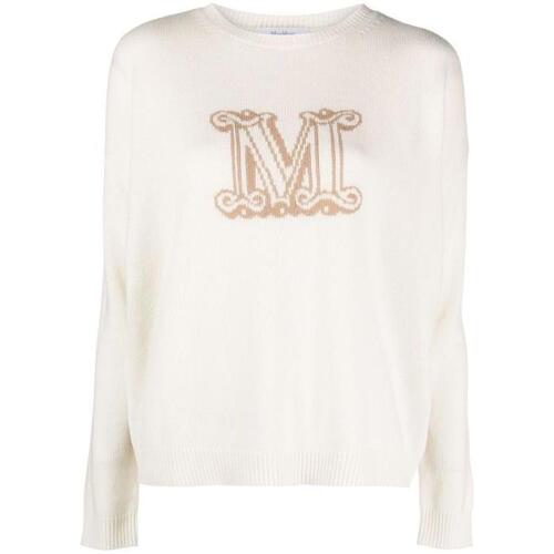 막스마라 니트 `Edo` `M Logo` 스웨터 22FW 13610131600 003 BIANCO