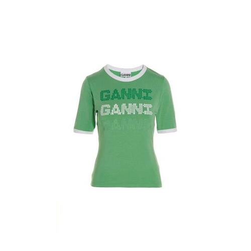 가니 티셔츠 로고 셔츠 [SS2023] Green T3352484
