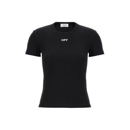 오프화이트 티셔츠 셔츠 [FW23 24] Black OWAA065F23JER00110011001