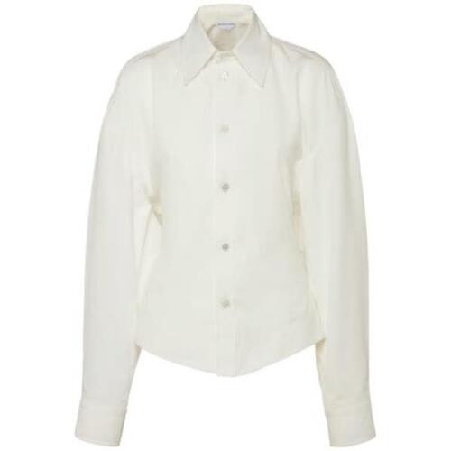 보테가베네타 여자셔츠 컴팩트 코튼 셔츠 24SS 77I-CD3005