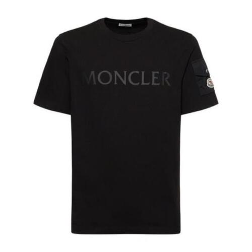 몽클레어 남자티셔츠 로고 코튼 져지 셔츠 W 24SS 78I-3EU028
