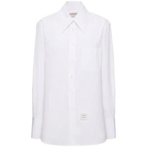 톰브라운 여자셔츠 클래식 코튼 포플린 셔츠 24SS 79I-515031