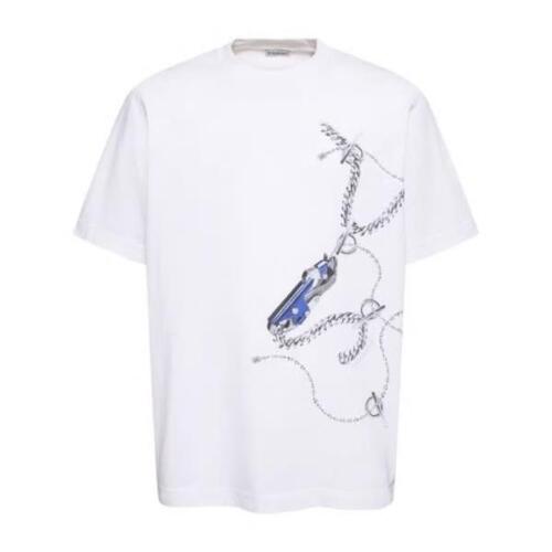 버버리 남자티셔츠 프린트 코튼 셔츠 24SS 79I-LFC023