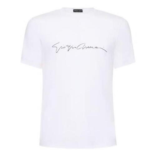 조르지오아르마니 남자티셔츠 자수 로고 셔츠 24SS 78I-3G8008