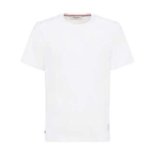 톰브라운 남자티셔츠 릴렉스 핏 코튼 져지 셔츠 24SS 73I-LA9057