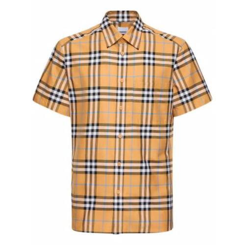 버버리 남자셔츠 체크 프린트 숏 슬리브 셔츠 24SS 78I-JSJ013