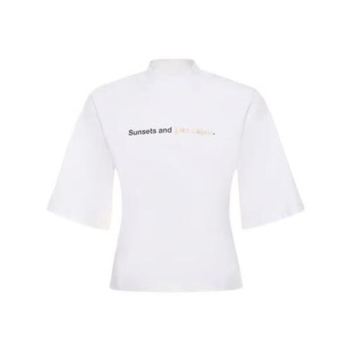 팜엔젤스 티셔츠 선셋 코튼 져지 셔츠 24SS 78I-ZNR001