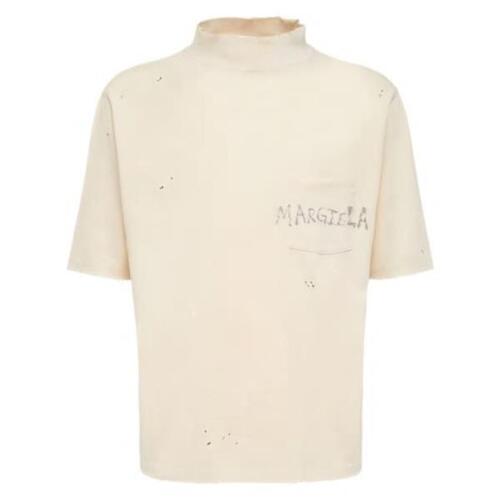 메종마르지엘라 남자셔츠 코튼 져지 셔츠 24SS 79I-L6V027_102