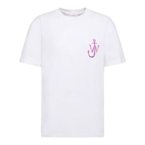 JW앤더슨 티셔츠 자수 로고 져지 셔츠 24SS 79I-WG8038_001
