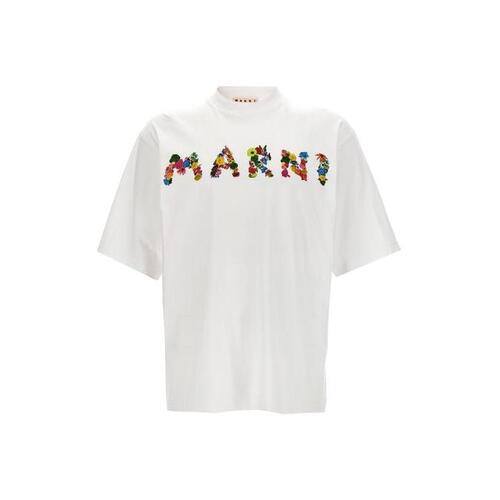 마르니 남자티셔츠 부케 셔츠 WHITE HUMU0223PUUSCW59CBW01