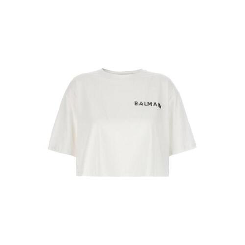 발망 티셔츠 로고 크롭 셔츠 [SS2024] WHITE CF1EE020BC61GAC