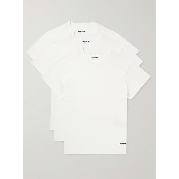 질샌더 남자티셔츠 세트 오브 쓰리 오가닉 코튼 져지 셔츠 포 24SS 1647597295413316
