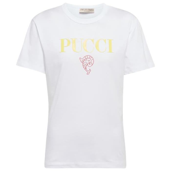 Pucci 티셔츠 프린트 코튼 셔츠 24SS P00769240