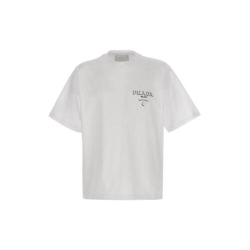 프라다 남자티셔츠 로고 셔츠 [NEWSEASON] WHITE UJN896SOOO14K7F0009