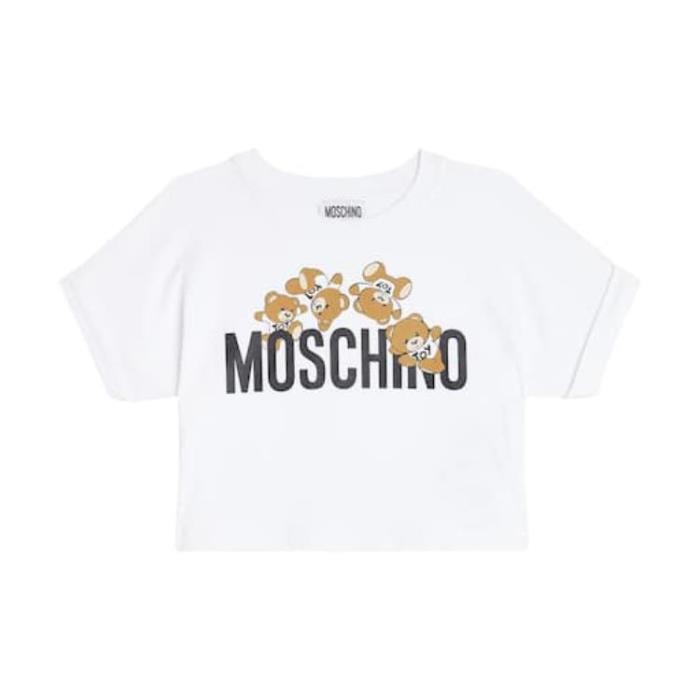 모스키노 티셔츠 테디베어 코튼 블렌드 셔츠 24SS P00903525