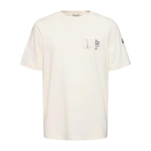 몽클레어 남자티셔츠 프린트 코튼 셔츠 24SS 79I-3EU127_034