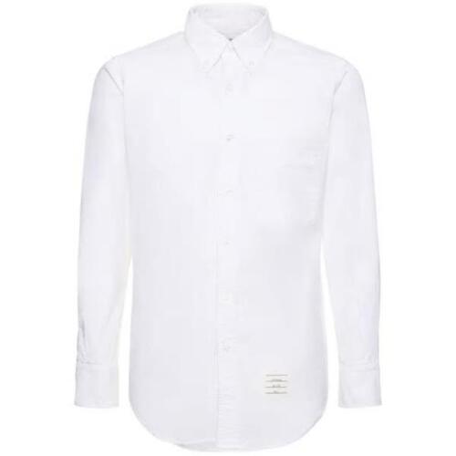 톰브라운 남자셔츠 클래식 옥스포드 버튼 다운 셔츠 24SS 78I-YDG061_100